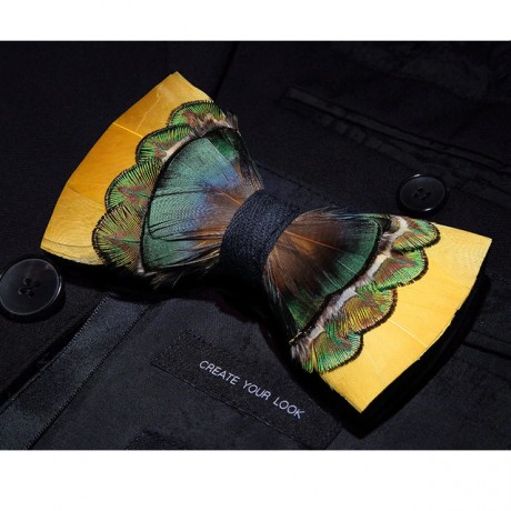 Motýlik perie žlto-zelený